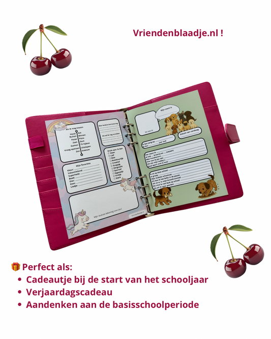 Vriendenblaadje Starterset – Herinneringen voor de hele basisschool