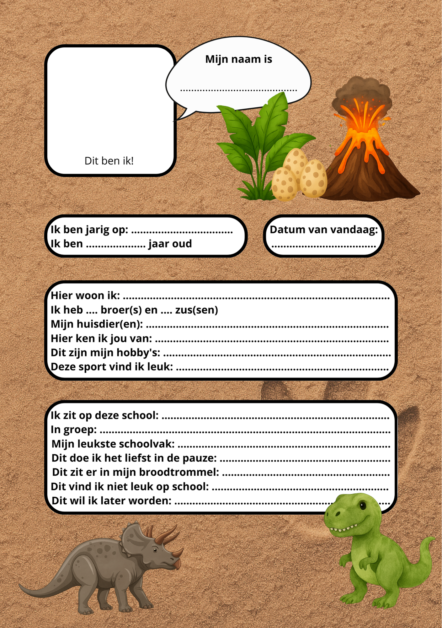 ✨ Vriendenblaadje Navulling – Kies jouw favoriete thema!